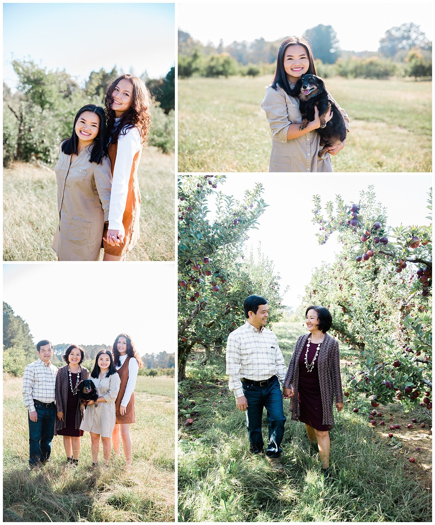 Fall family session at apple farm in Cleveland, Tennessee