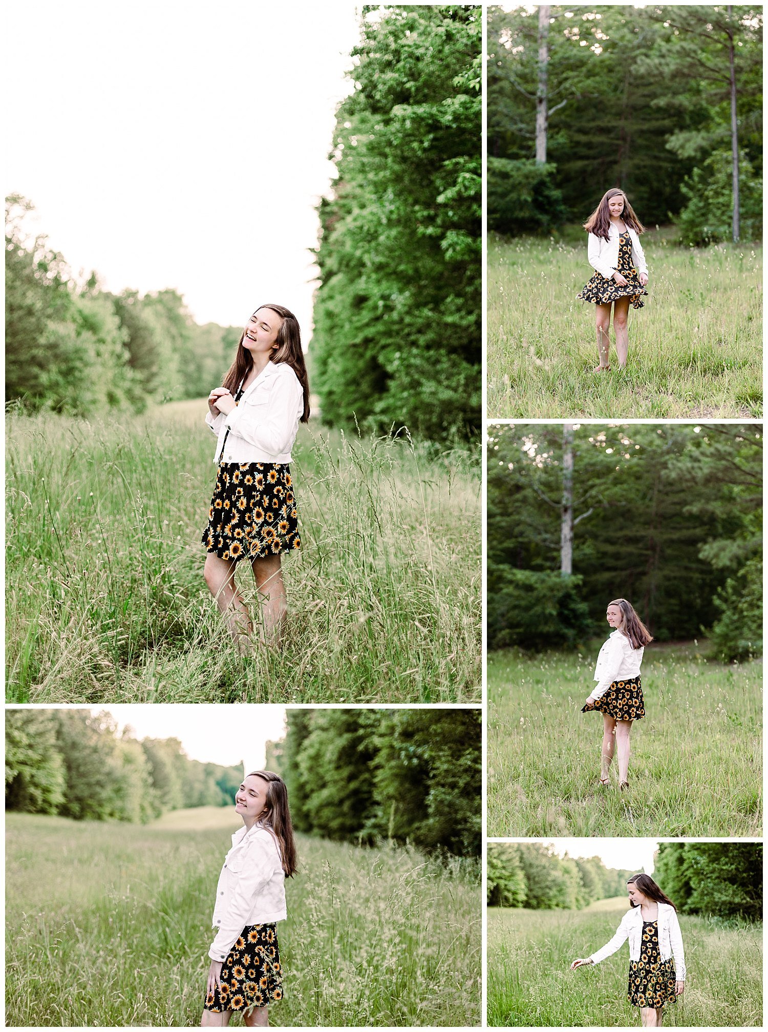 sweet sixteen photo session at johnston woods in cleveland tennessee