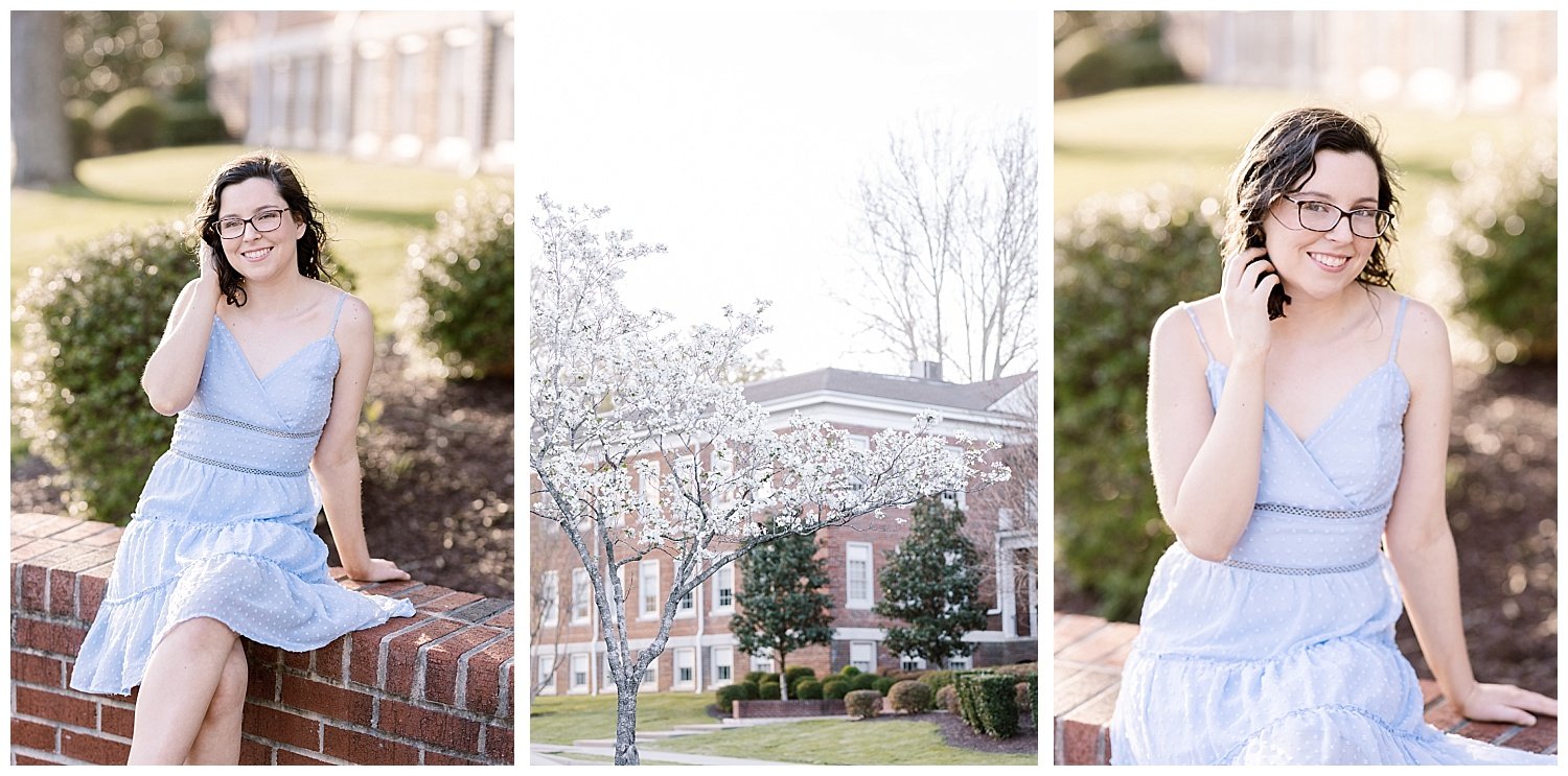 college senior session at Lee University in Cleveland, TN