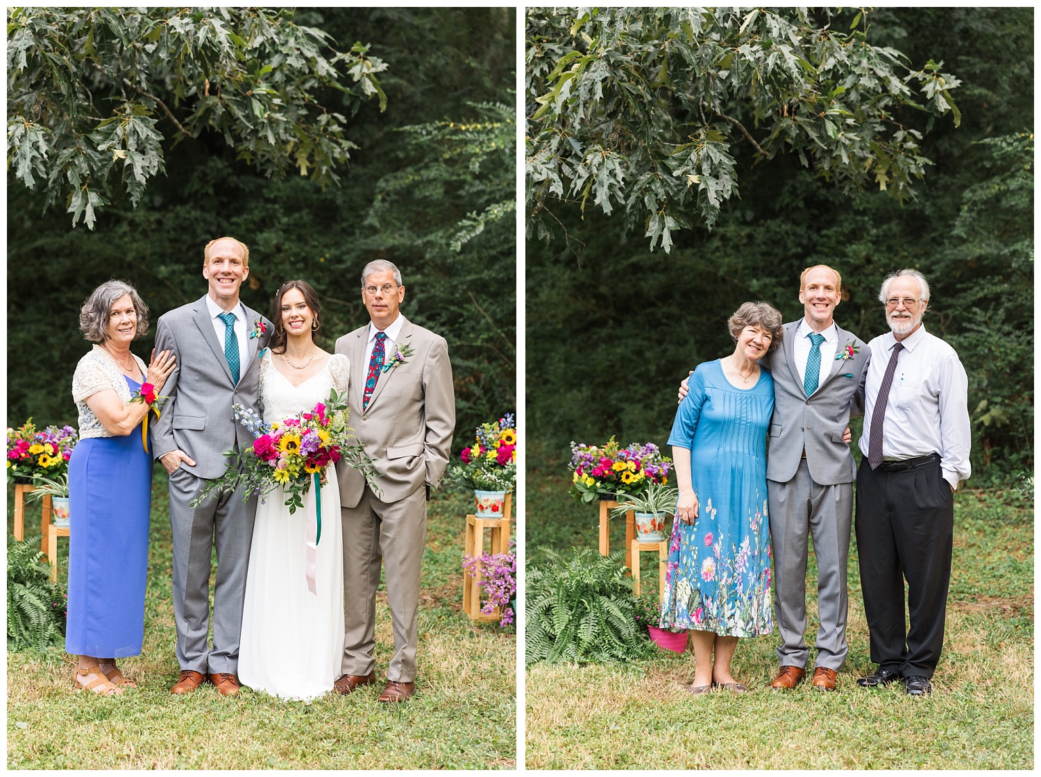 family formals at Chattanooga wedding