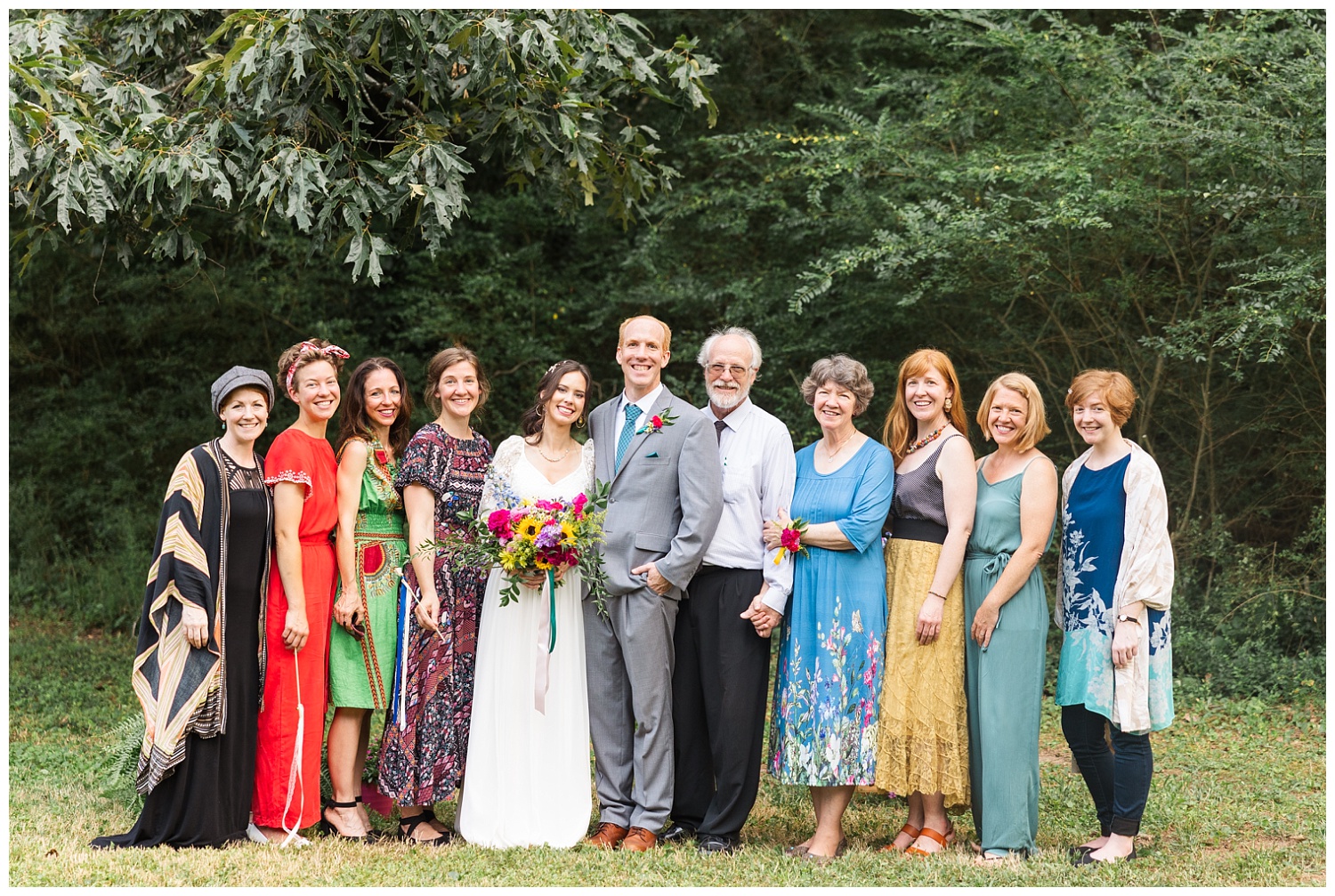 family formals at Chattanooga wedding