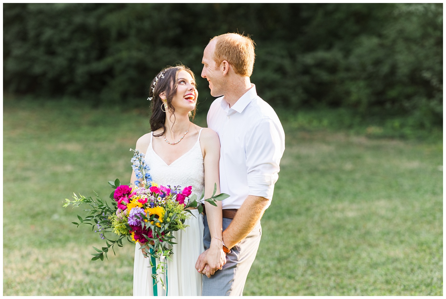 bride and groom portraits at Chattanooga wedding