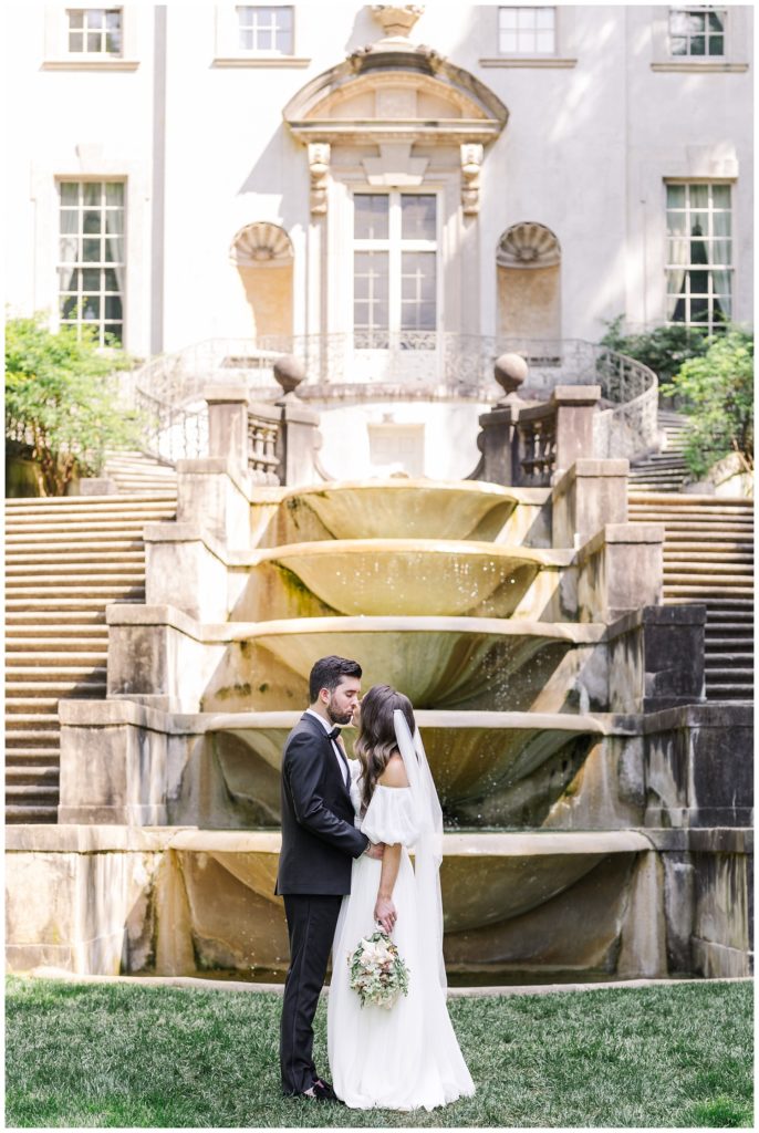 wedding styled shoot at the Swan House in Atlanta 