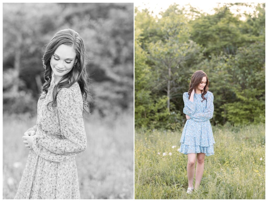 high school senior session at Renaissance Park in Chattanooga