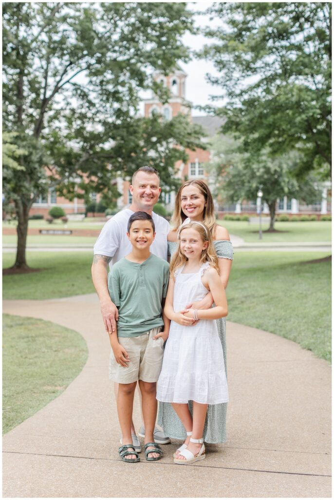 summer family photo session in Cleveland, TN