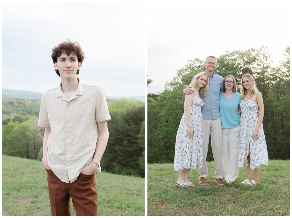 Raccoon Mountain extended family portrait session in Chattanooga 