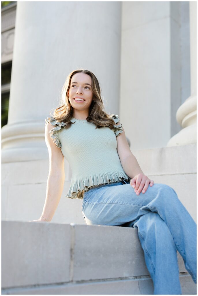 Chattanooga high school senior session at the courthouse 