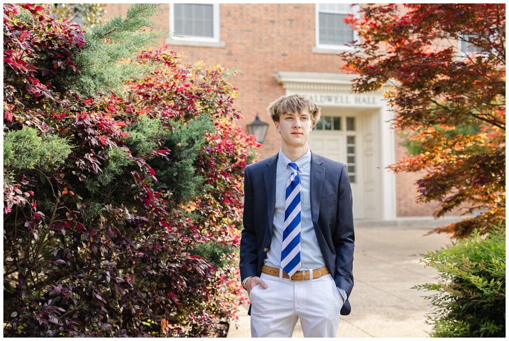 spring senior session at the McCallie School in Chattanooga