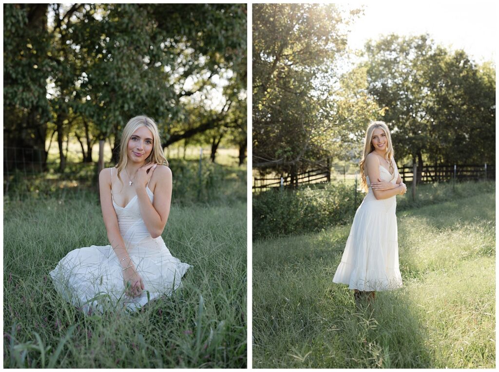 fall senior session on a family farm with Chattanooga portrait photographer